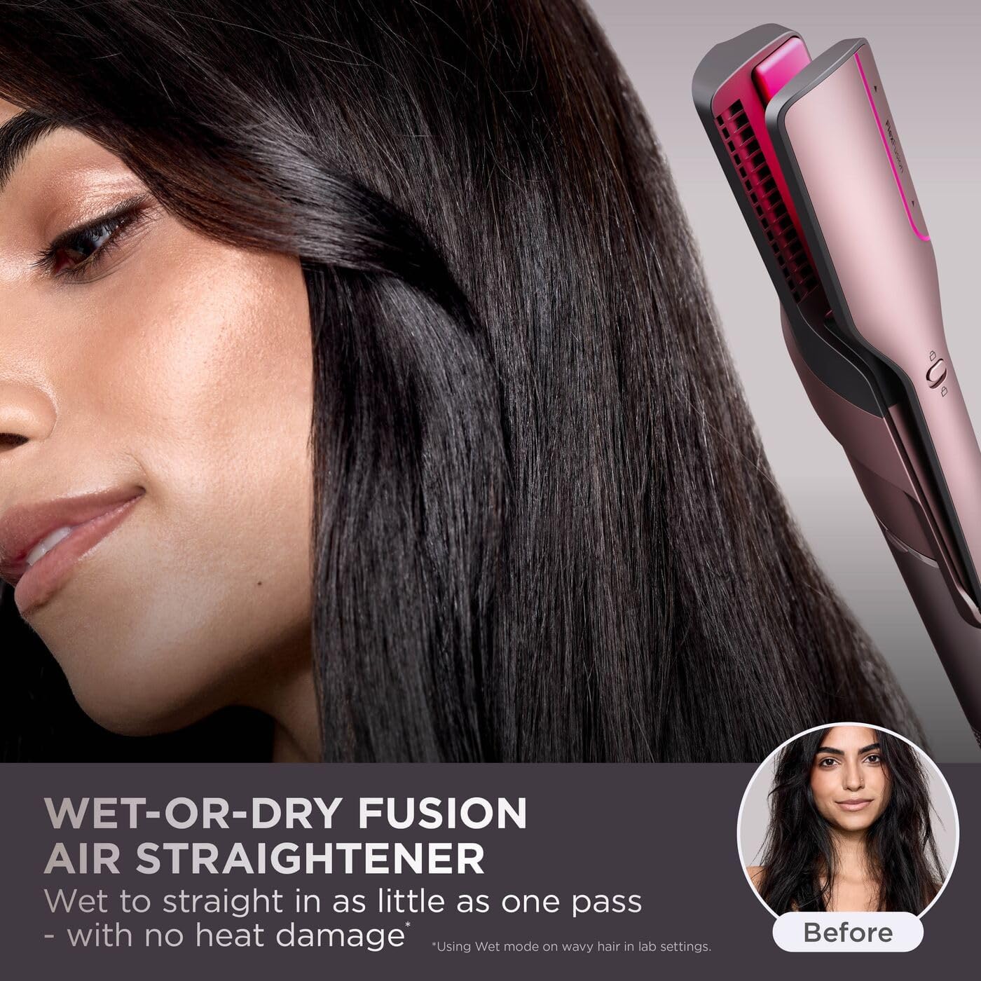 Shark FlexFusion 5-in-1 Air Styler & Dryer with Ceramic Straightener and Case – HD652SUK