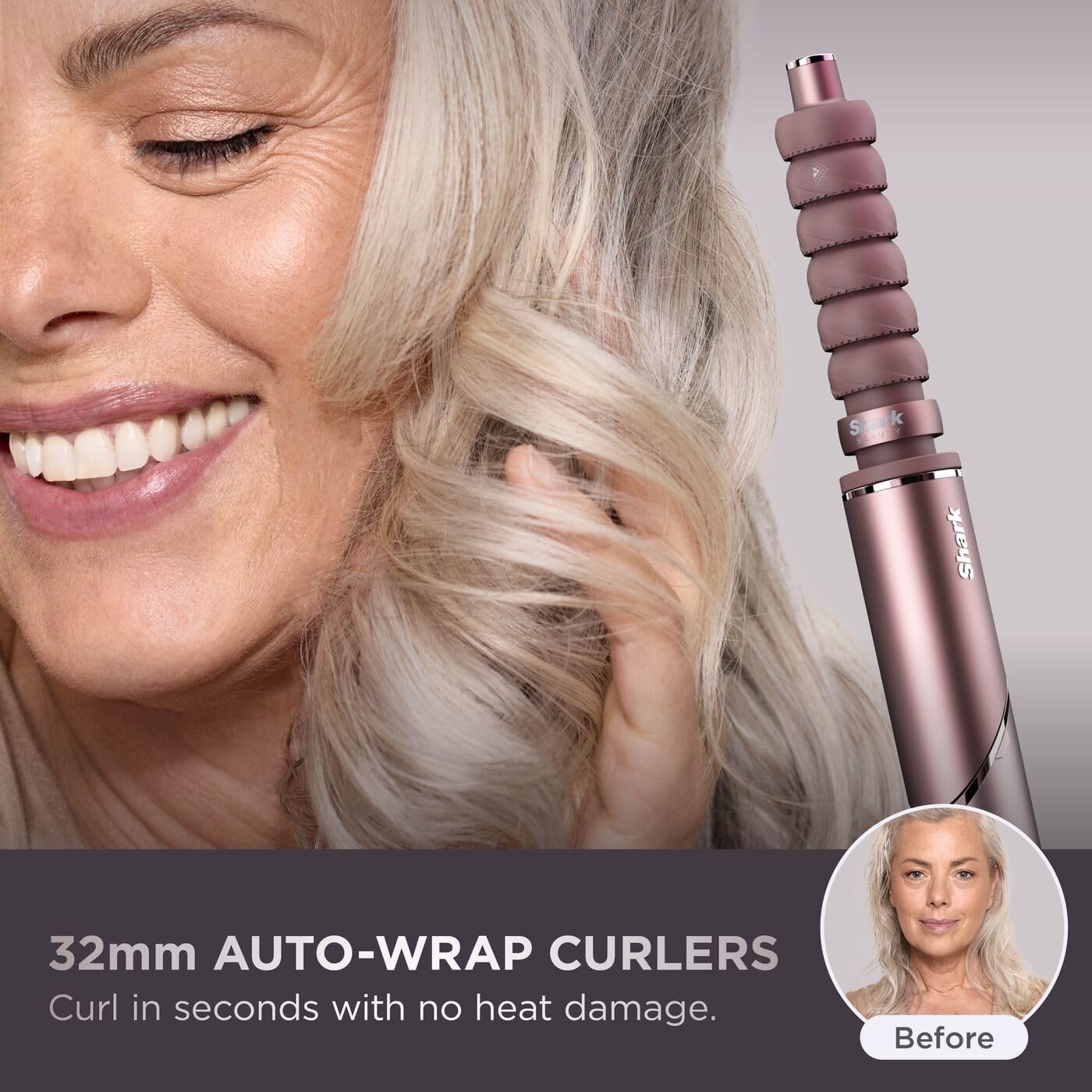 Shark FlexFusion 5-in-1 Air Styler & Dryer with Ceramic Straightener and Case – HD652SUK