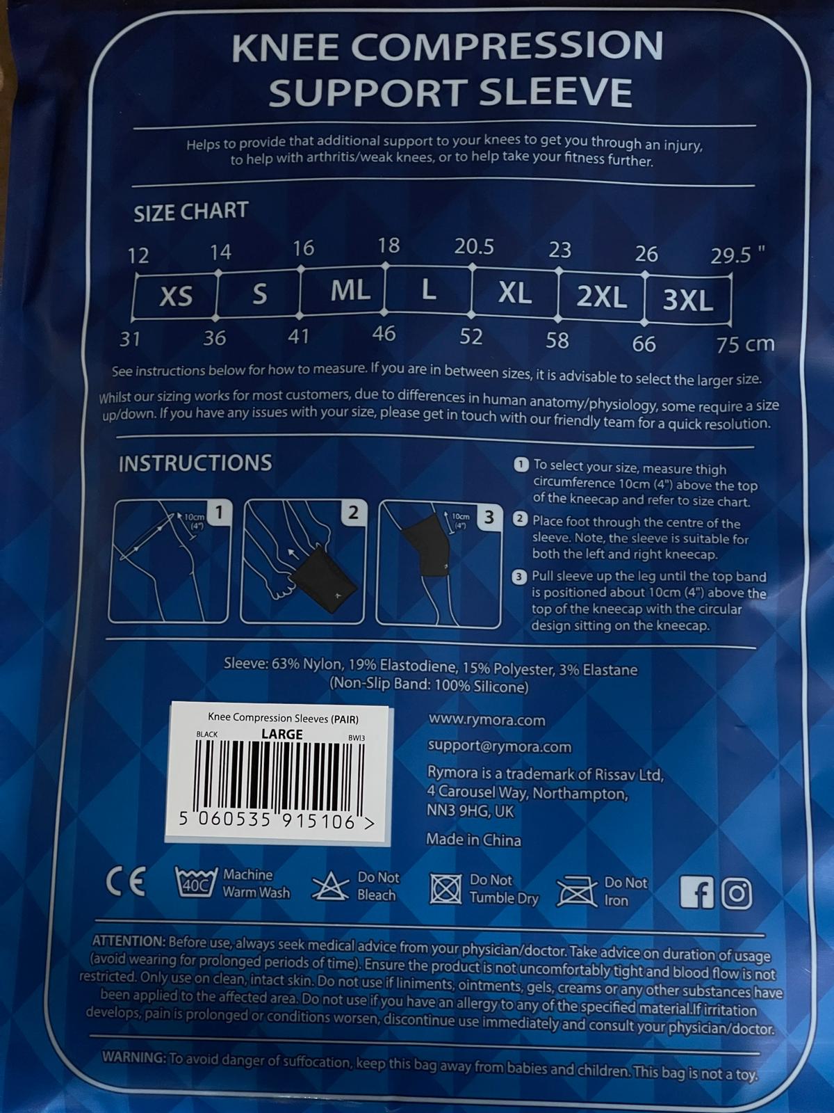 Knee Compression Support Sleeve