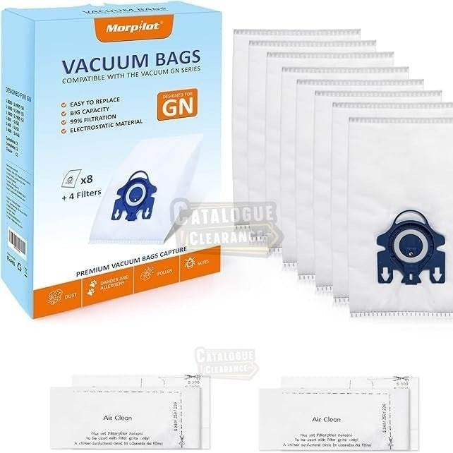 Morpilot Vacuum Cleaner Bags for Miele – Pack of 16