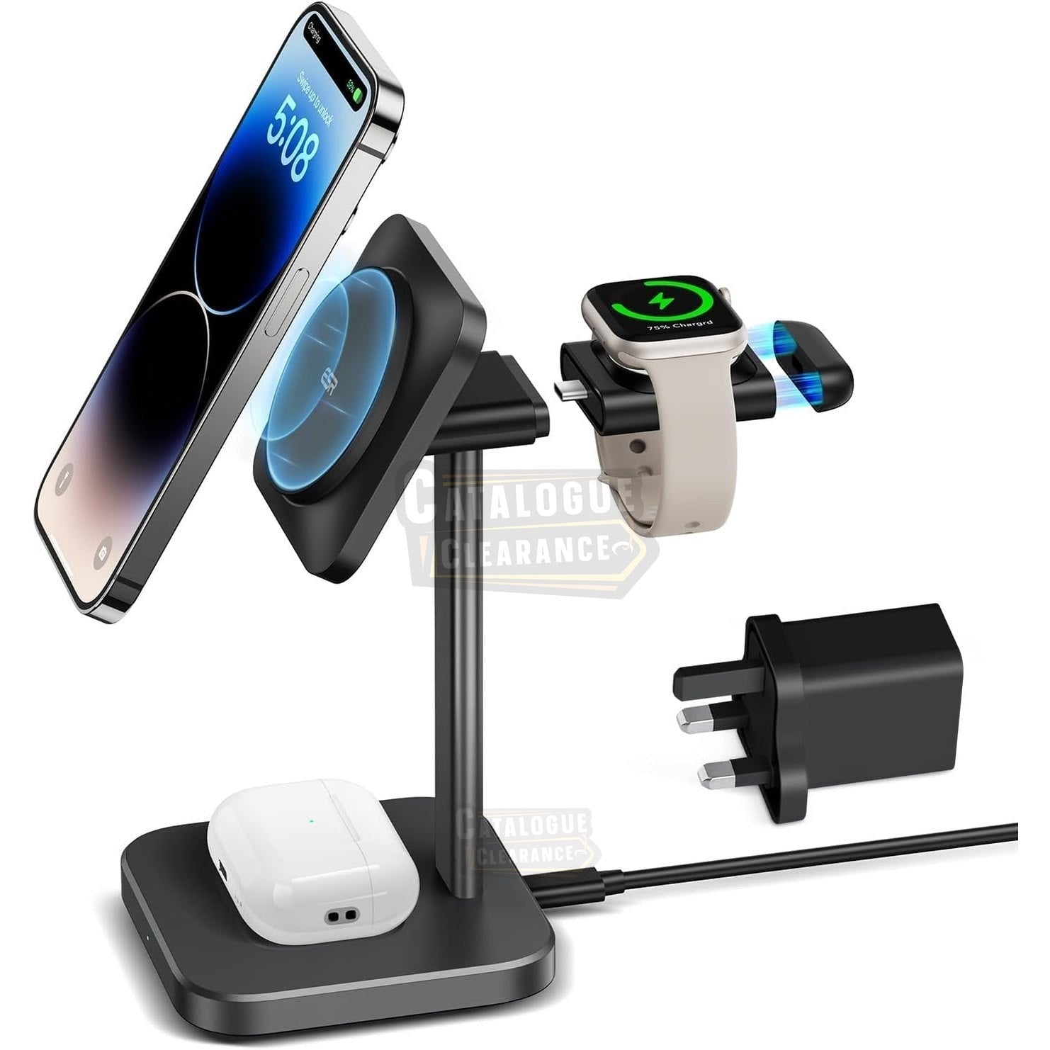 ESR 3-in-1 Wireless Charger – 7.5W MagSafe Charging