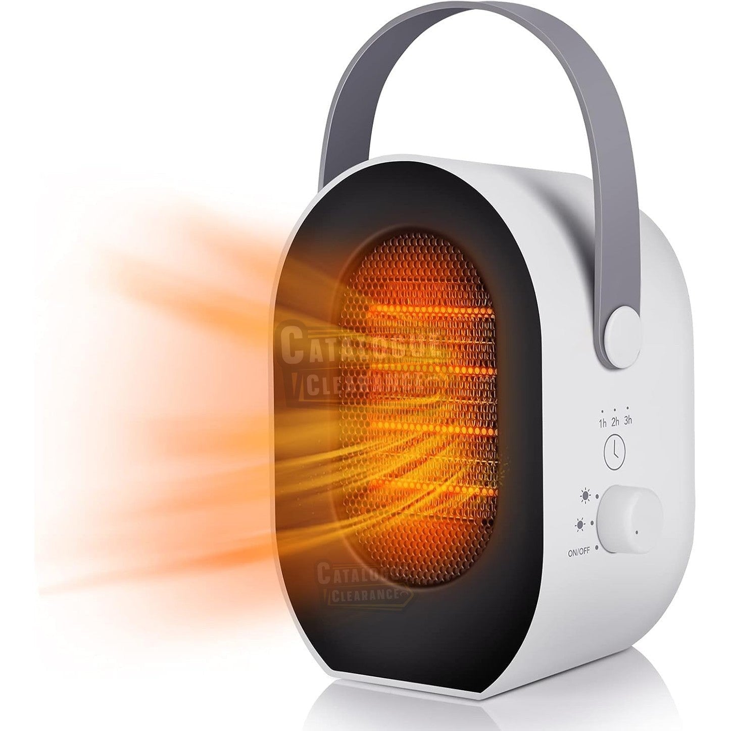 1200W/600W Portable Electric Fan Heater – Energy-Efficient & Safe