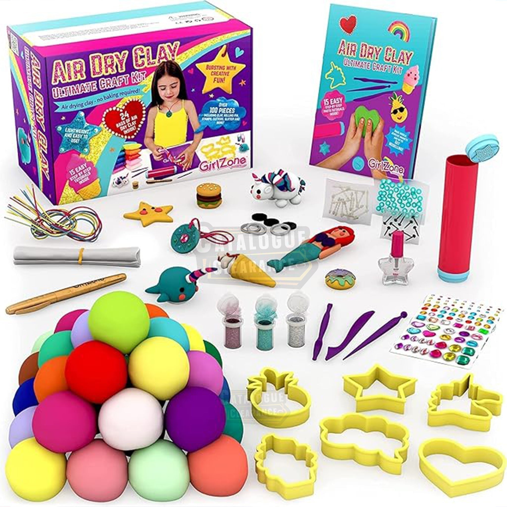 GirlZone Unicorn Sensory Bin Kingdom Sand Art Kit, 2lbs Moldable Colored Sand, 7 Tools for Kids
