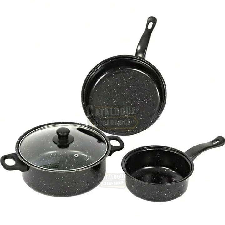 4-Piece Cookware Set – Frying Pan, Soup Pot, versatile pot