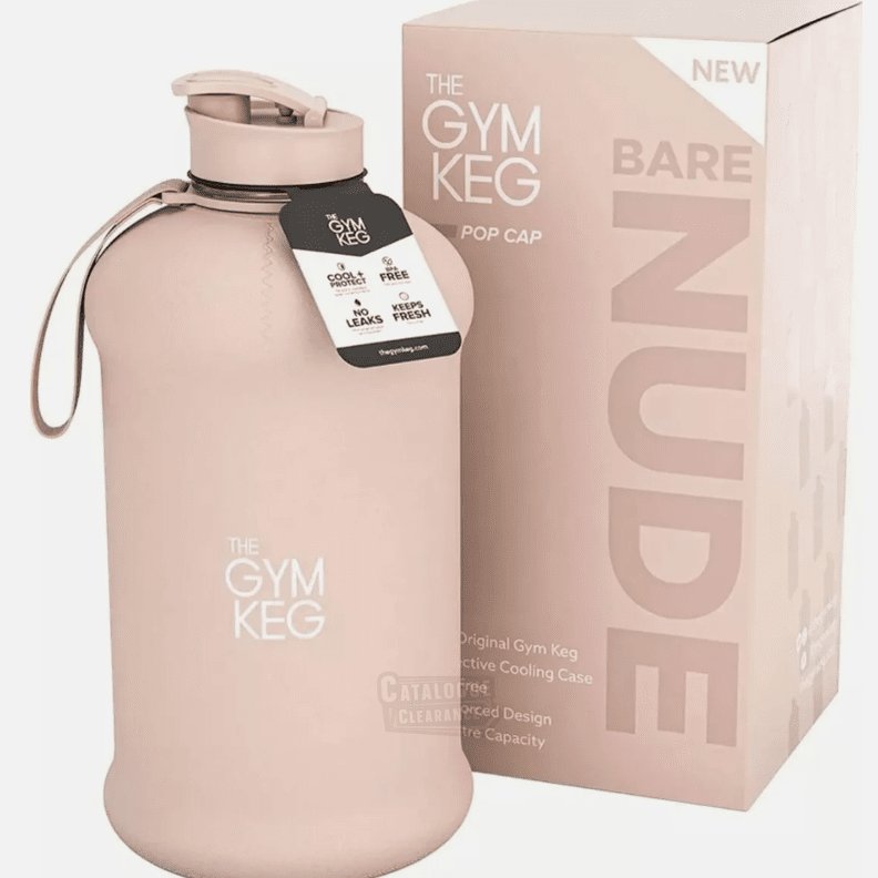 The Gym Keg Sports Water Bottle (Large 2.2 L) Fitness Exercise BPA Free