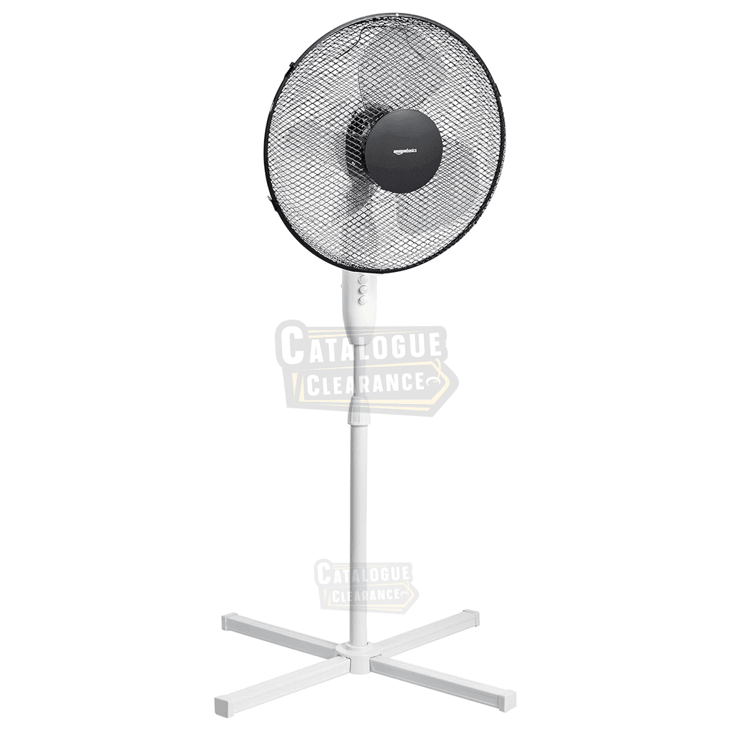 Amazon Basics 3-Speed Oscillating Pedestal Floor Fan with Tiltable Head