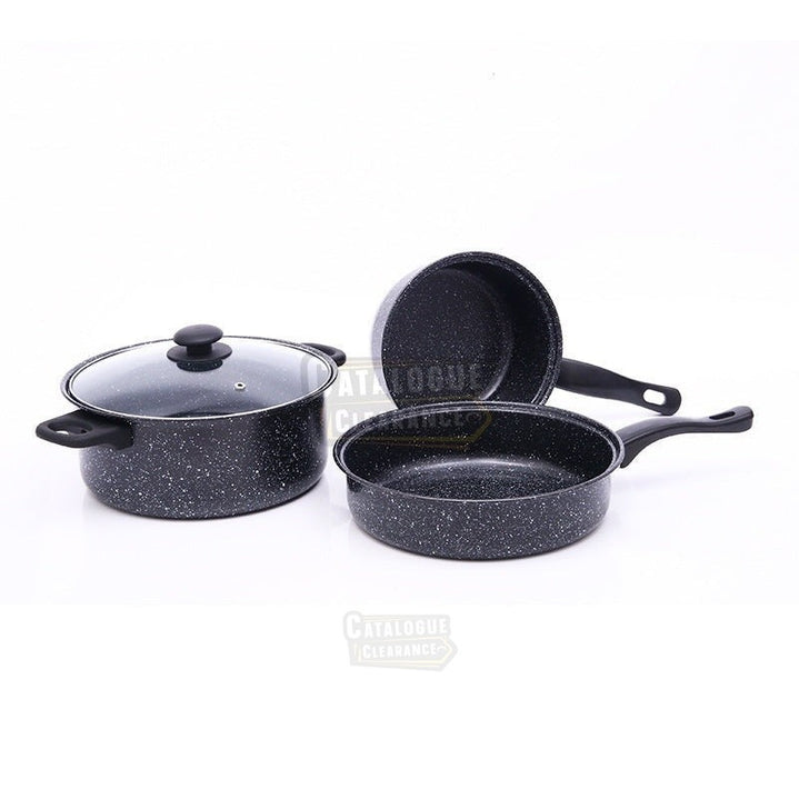 4-Piece Cookware Set – Frying Pan, Soup Pot, versatile pot