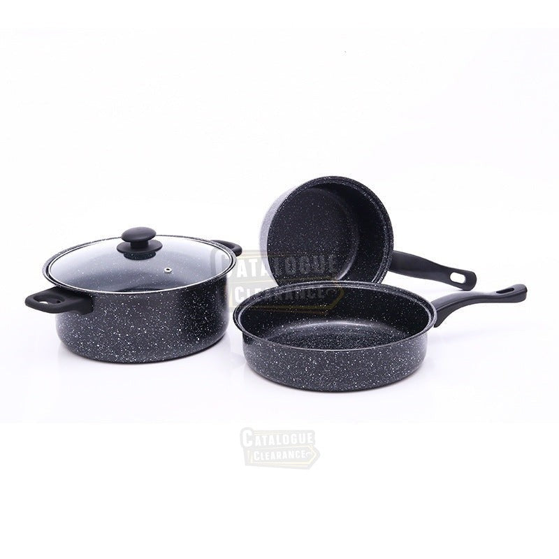 4-Piece Cookware Set – Frying Pan, Soup Pot, versatile pot
