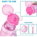 Baomy Sports Water Bottle 750ml, Adults/Kids Water Bottle with Filter