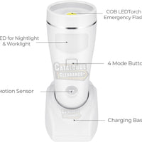 4-in-1 Motion Sensor Night Light & Emergency LED Flashlight