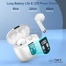 J55 True wireless earbuds, Bluetooth 5.3 Headphones with Clear Sound, 40H Playtime