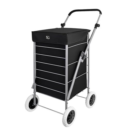 SG Large Shopping Trolley – Spacious & Easy to Use