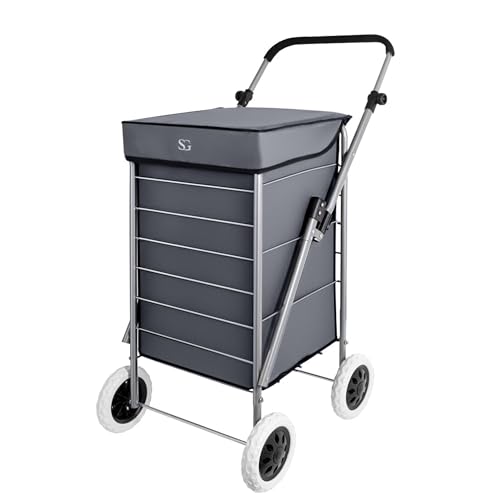 SG Large Shopping Trolley – Spacious & Easy to Use
