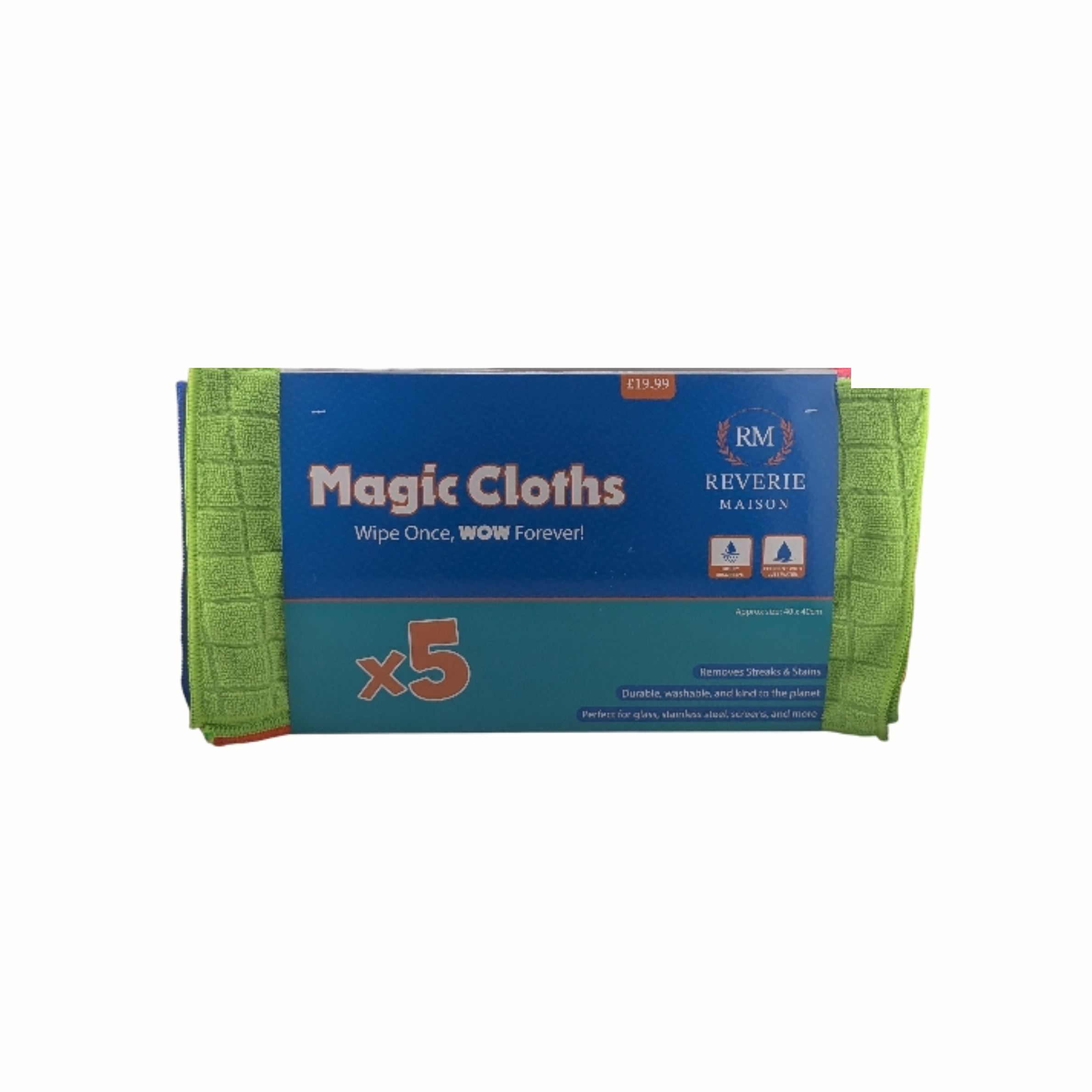 Ultra-Absorbent Magic Cleaning Cloths (5 Pack)
