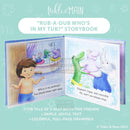 Tickle & Main Rub-a-Dub 5-Piece Bath Set with Elephant Towel & Safari Toys