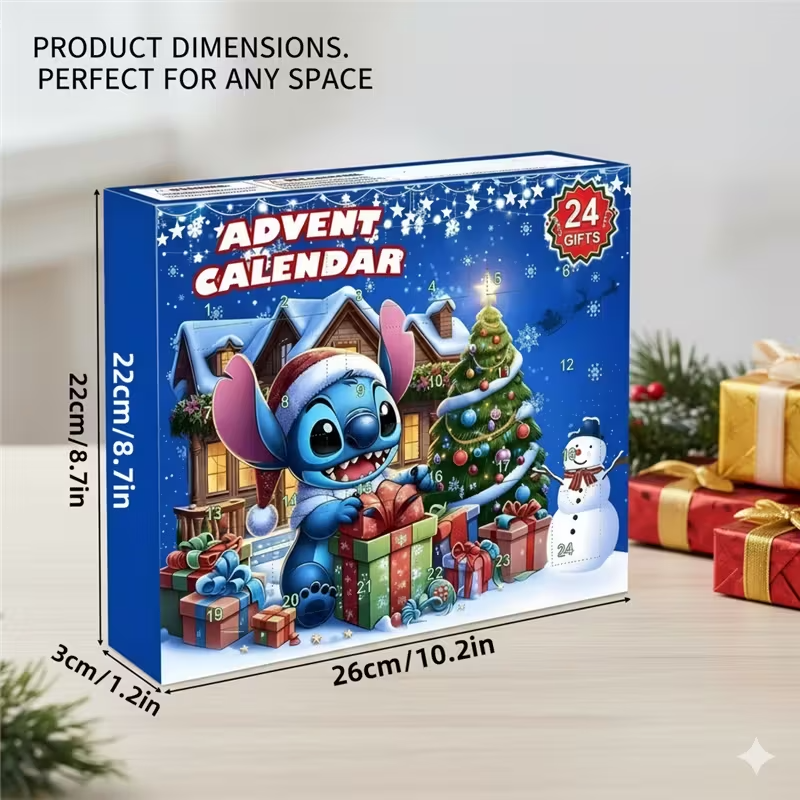Stitch Advent Calendar – 24 Surprise Gifts Christmas Countdown