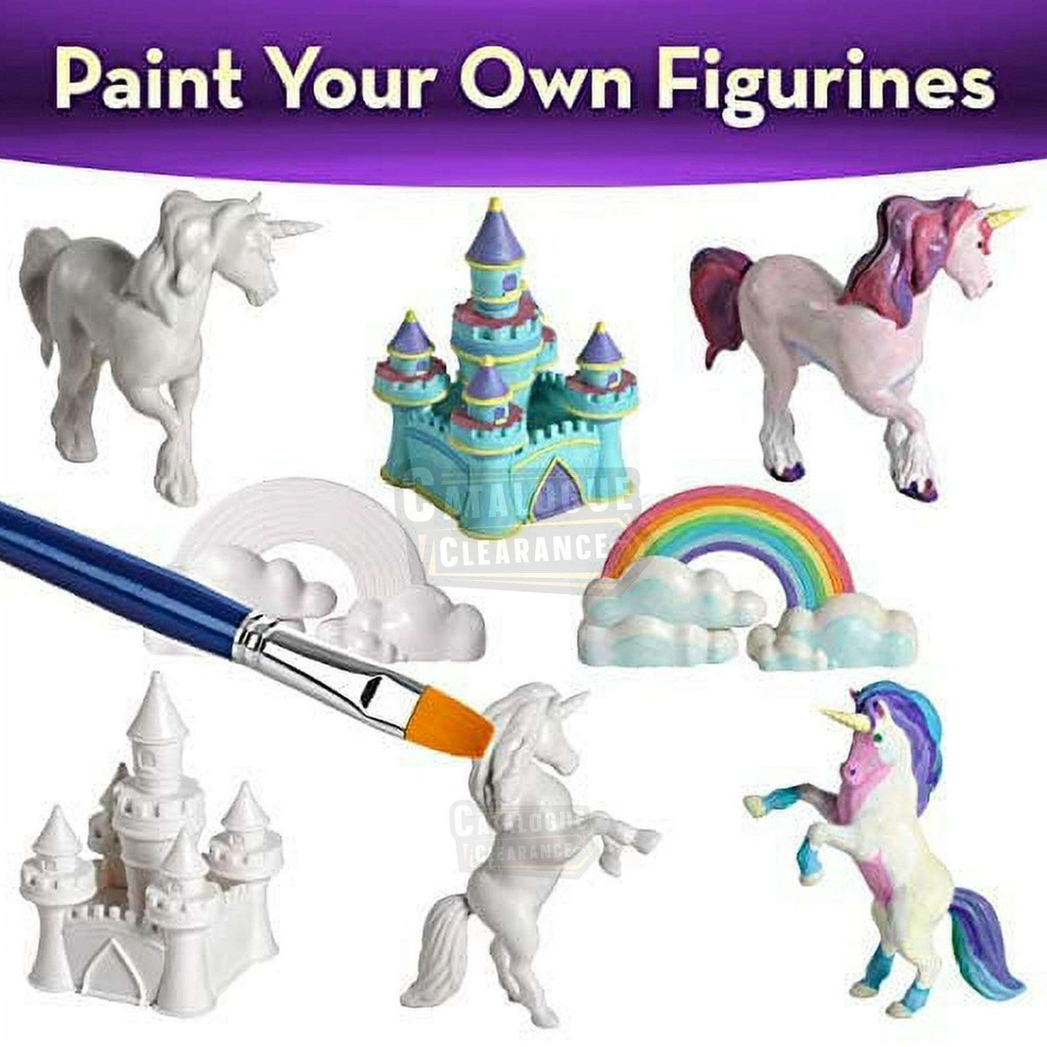 BRYTE Unicorn Terrarium Kit for Kids Light Up Fairy Garden
