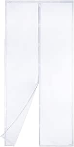 Heavy Duty Magnetic Screen Door – Strong Mesh Fly Curtain with Powerful Magnets (Black & White)