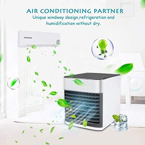 Portable USB Air Cooler & Fan – Mini Desk Chiller, Air Purifier