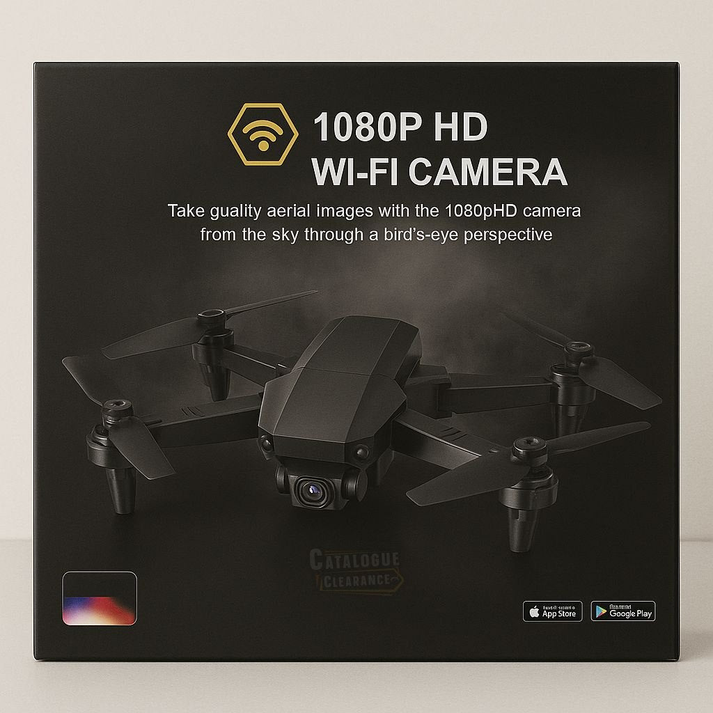 1080P HD Wi-Fi Drone – Foldable Dual Camera Quadcopter with App Control