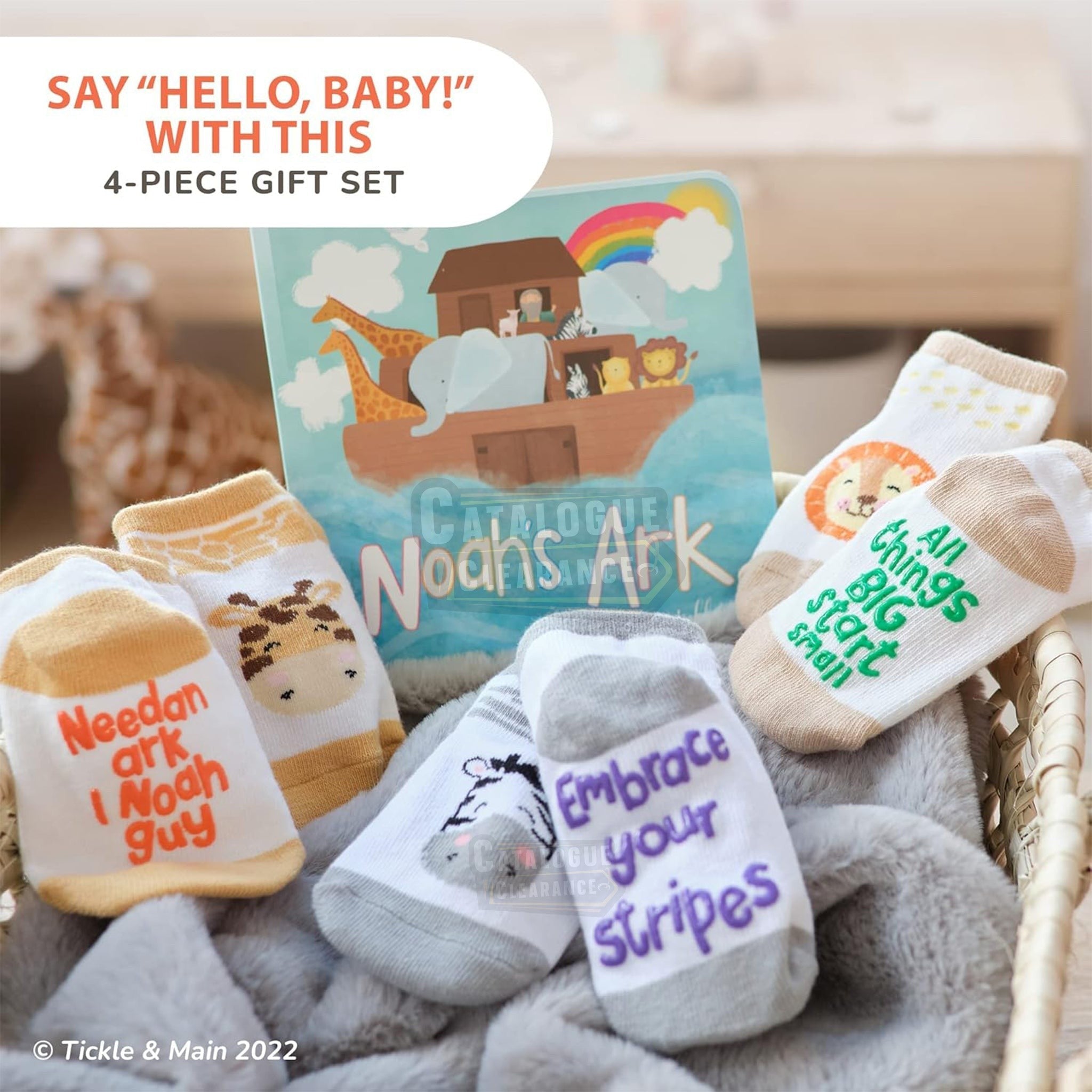 Noah's Ark 9-Piece Gift Set Bundle for Infants