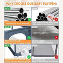 Breathable Anti-Collision Baby Playpen