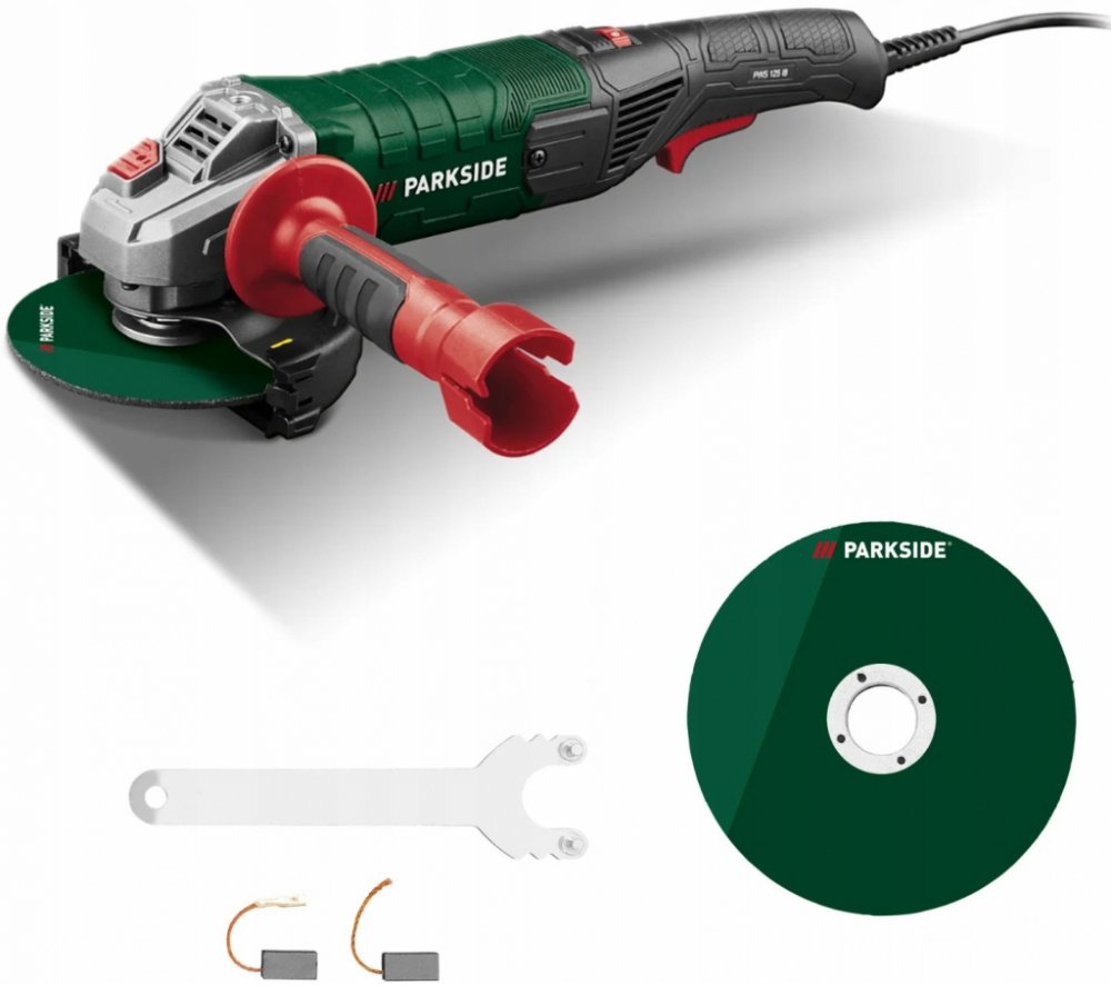 PARKSIDE PWS 125 I8 Angle Grinder – 1200W Power, 6-Speed Control, 125mm Disc Capacity