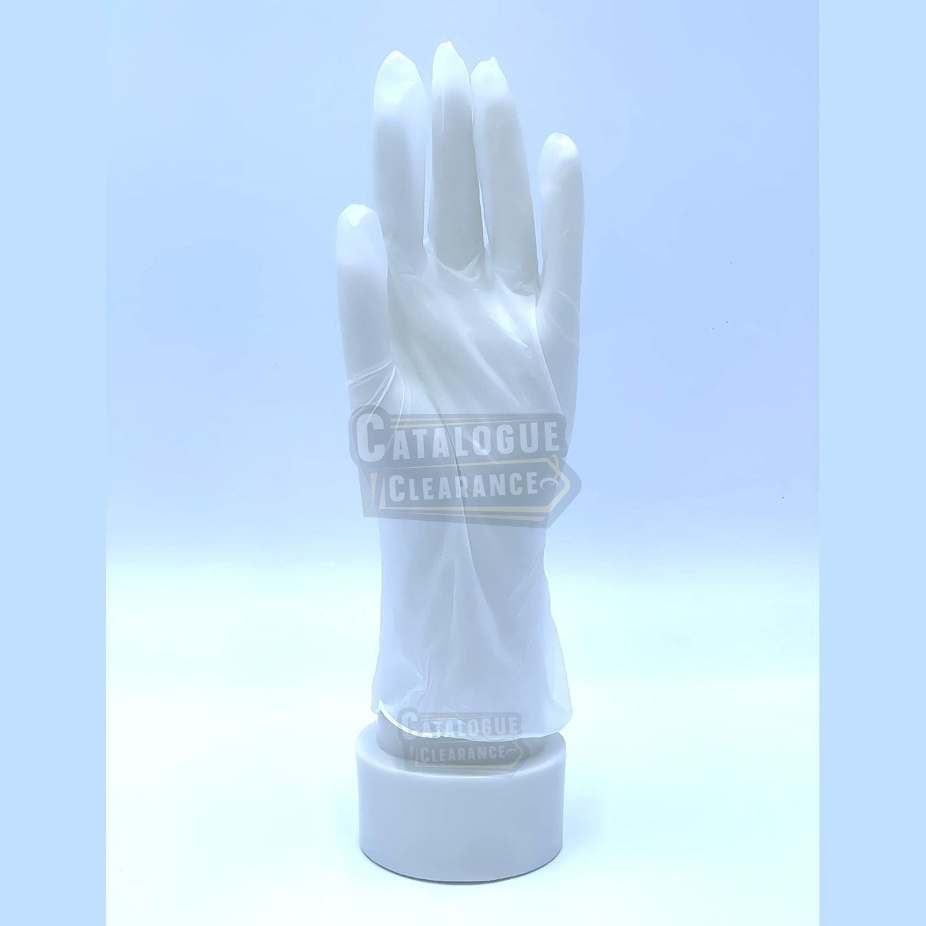 Clear Vinyl Gloves , Powder-Free, Extra Strong for Medical, Restaurant, Home & Kitchen, Cleaning