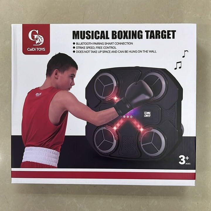 Musical Boxing Target with Bluetooth – Wall-Mounted Smart Punching Pad