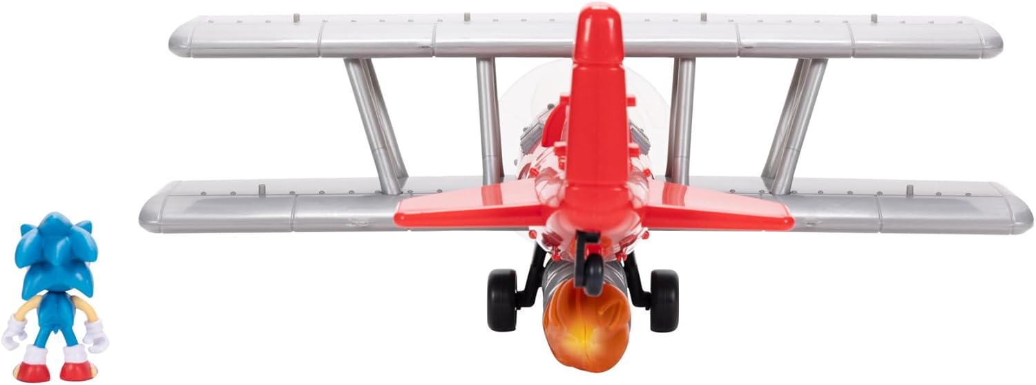 Sonic The Hedgehog Tornado Biplane Playset by JAKKS Pacific