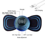 Mini Massage Stick – Portable Butterfly Body Massager with 8 Modes & USB Charging