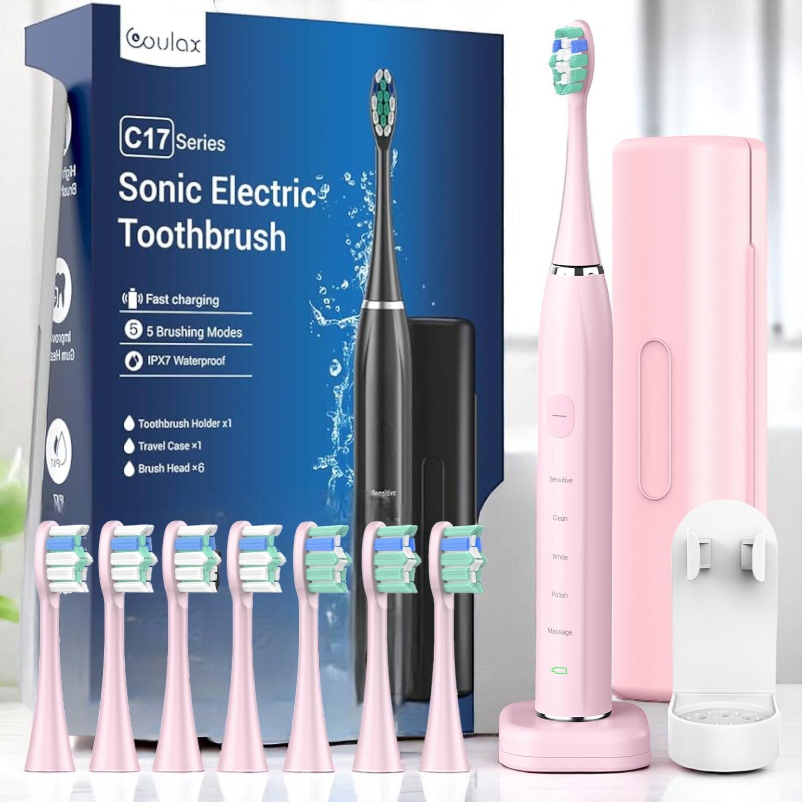 Coulax C17 Series Sonic Electric Toothbrush