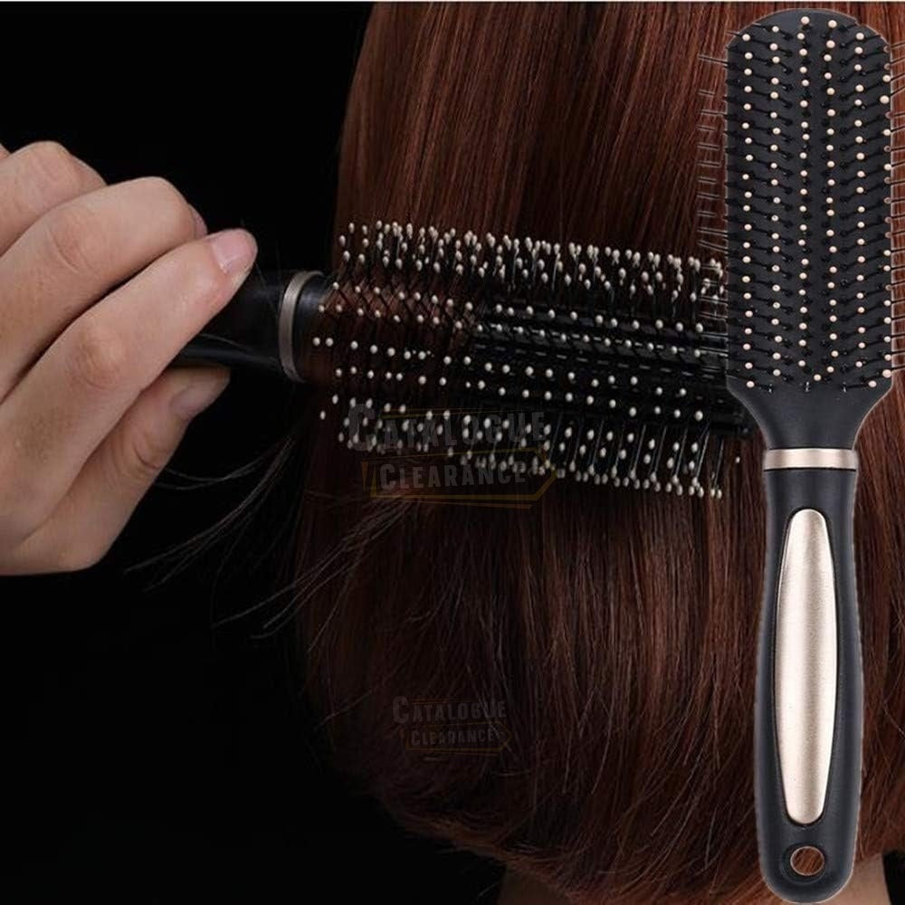 4-Piece Hair Brush Set – Anti-Static Oval, Round, Vent, & Paddle Brushes for Detangling, Shine & Scalp Massage