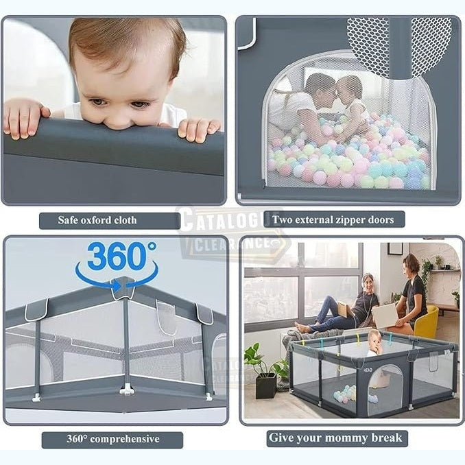 Breathable Anti-Collision Baby Playpen