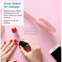 POWERbeast Handheld Mini Fan Travel With USB Rechargeable Battery 4 Speeds