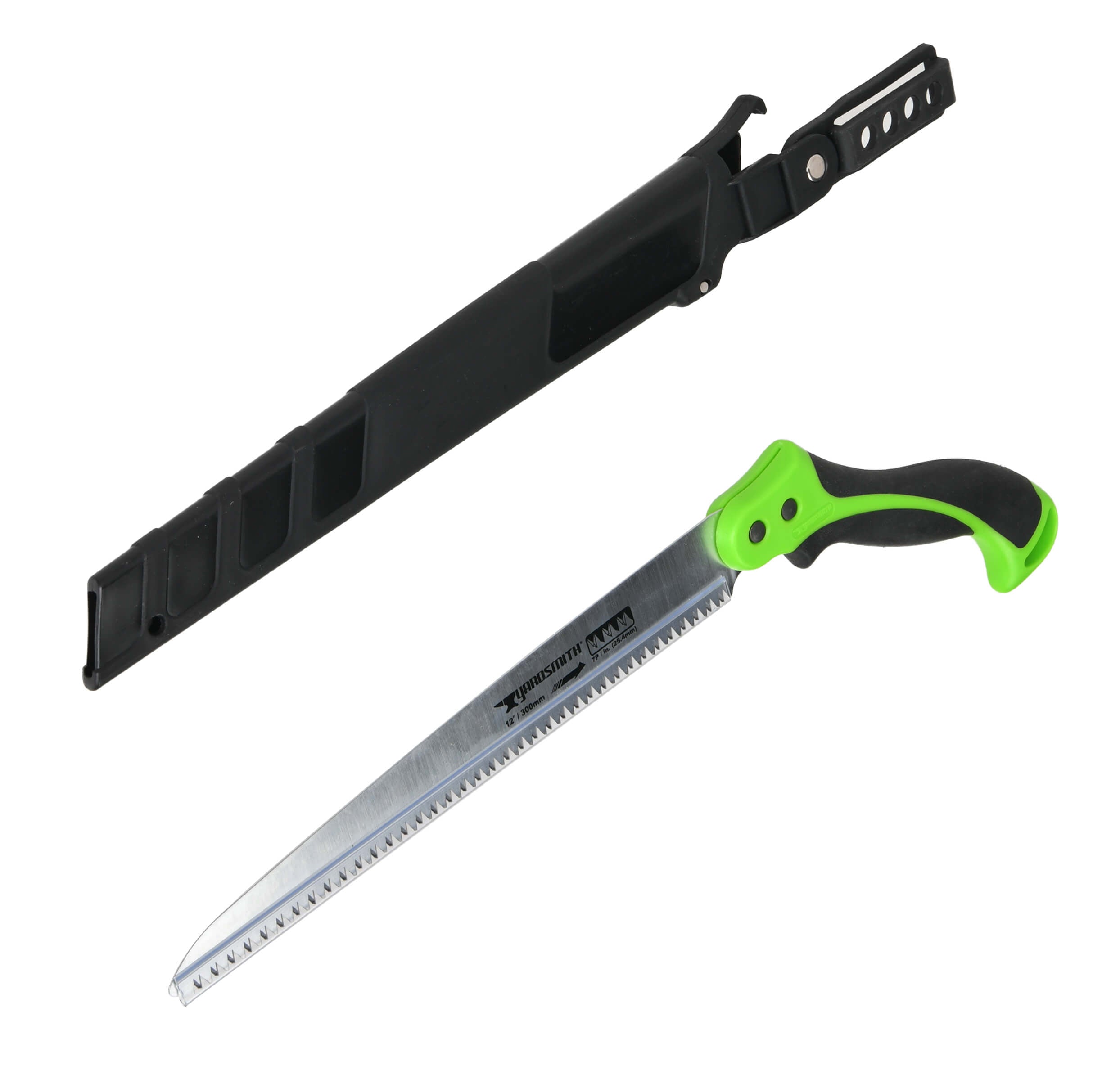 Steel Pruning Saw with Holster – SK5 Blade Garden Hand Saw with Ergonomic Handle