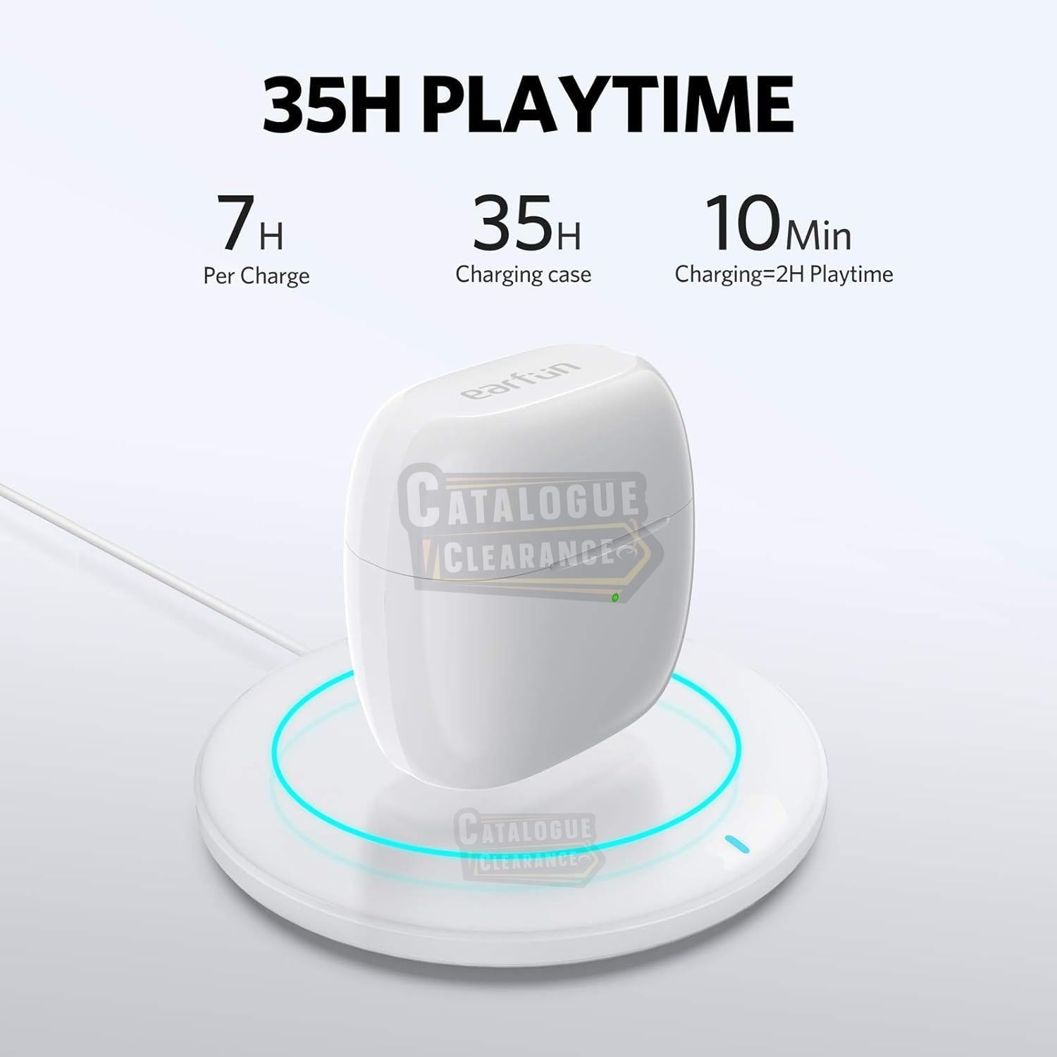 EarFun Wireless Earbuds – Bluetooth In-Ear Headphones with 4 Mics ENC, IPX7 Waterproof, Clear Sound & Deep Bass