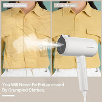NECESSARY Premium Foldable Clothing Steamer, 1200W Portable Garment Steamer