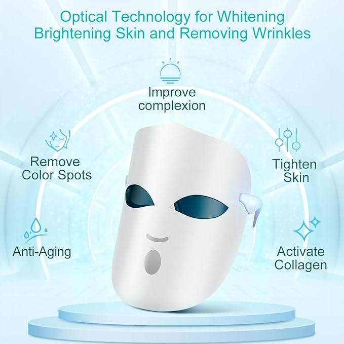 Eono LED Light Therapy Facial Mask – Rejuvenate, Repair & Glow