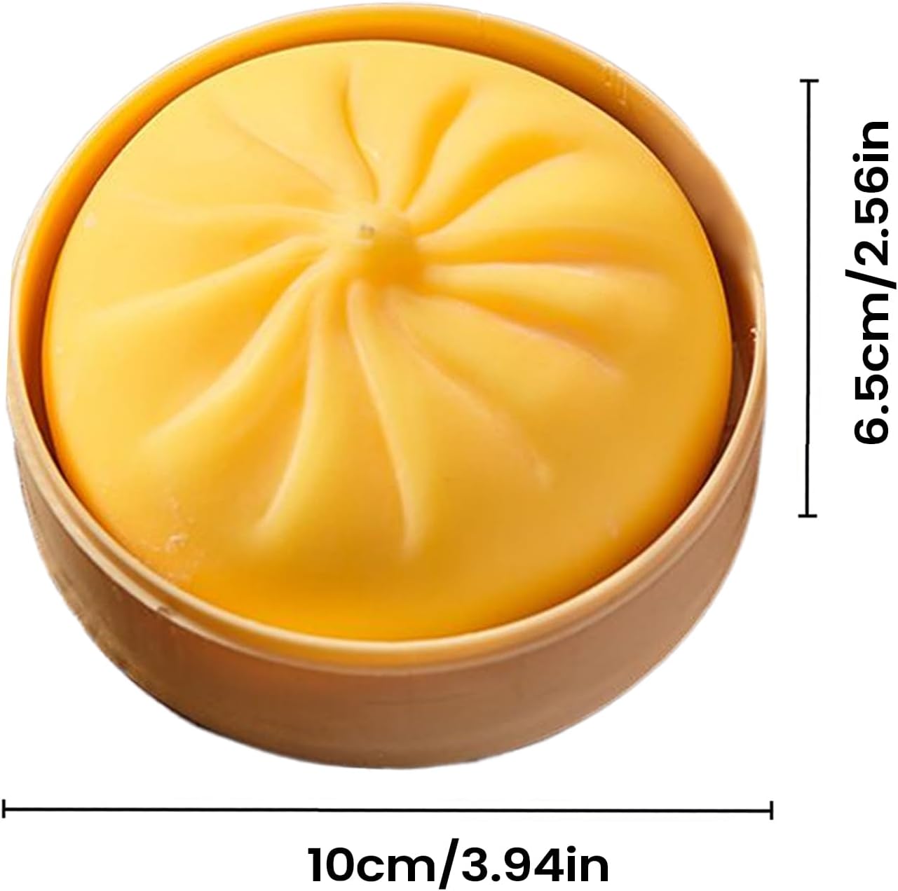 Giant Dumpling Squishy – Soft Squeeze Stress Relief Toy with Steamer Box (Assorted Colours)