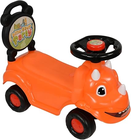 Kids Ride-On Car Toy – Push Along Toddler Car with Steering Wheel, Anti-Tip Design & Comfortable Seat (1+ Years)