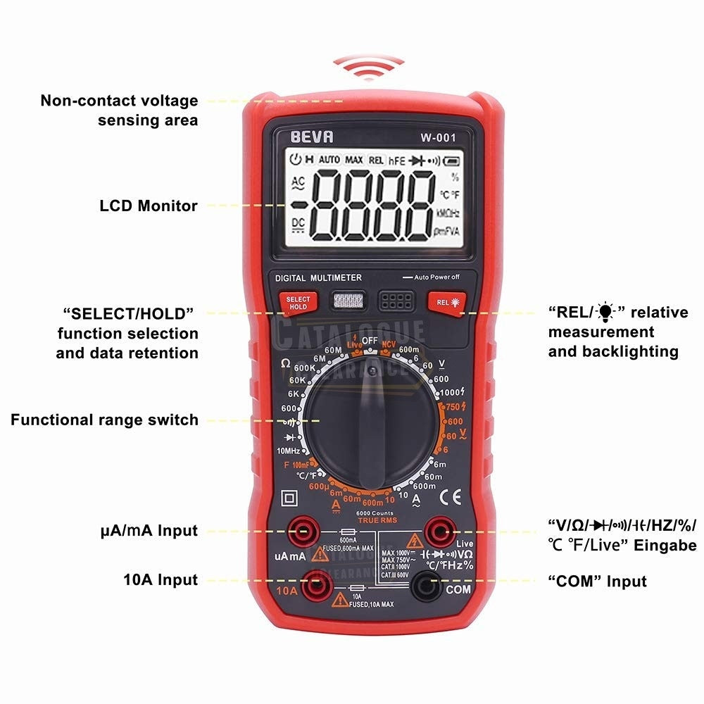 Digital Multimeter, True RMS Temperature TIS 258