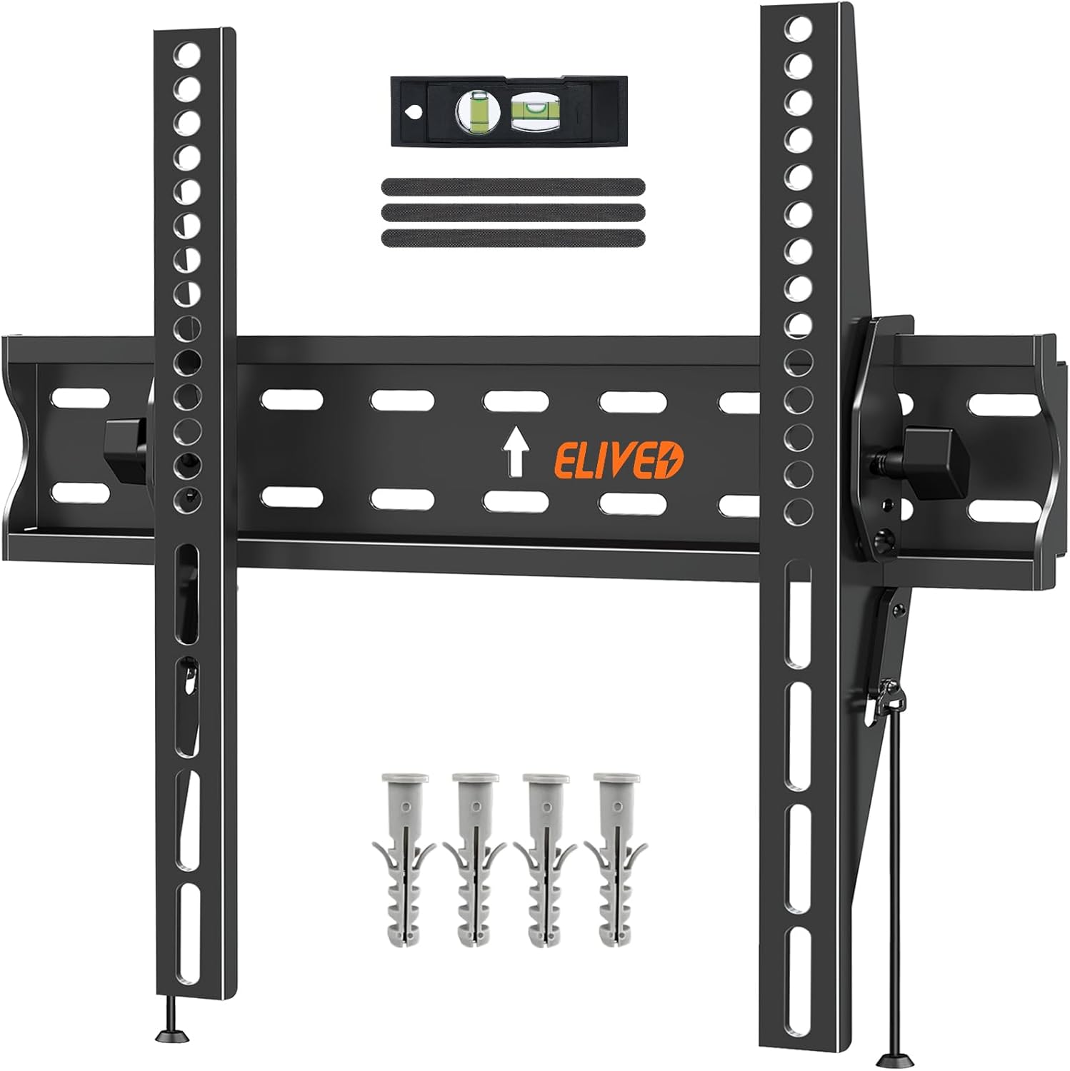 ELIVED Ultra Slim Tilt TV Wall Bracket – Adjustable Mount for 26–60 Inch TVs (Up to 45kg)