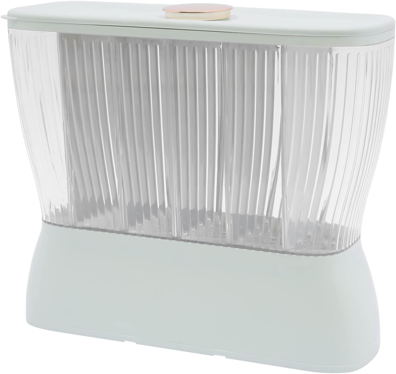 10kg Multi-Grain Rice Storage Dispenser – 6 Grid Dry Food Storage Container with Measuring Cup | Rice, Beans, Cereals & Pet Food Storage