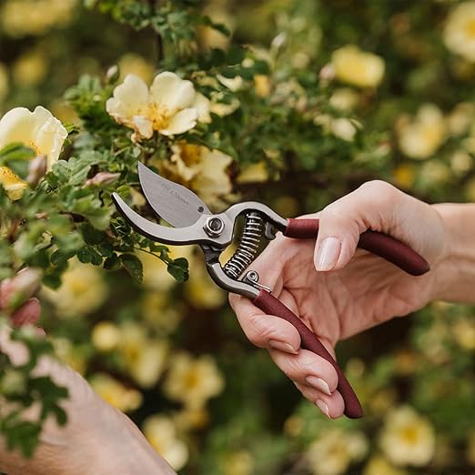 Traditional Bypass Secateurs – Compact Pruning Shears for Delicate & Precision Cutting