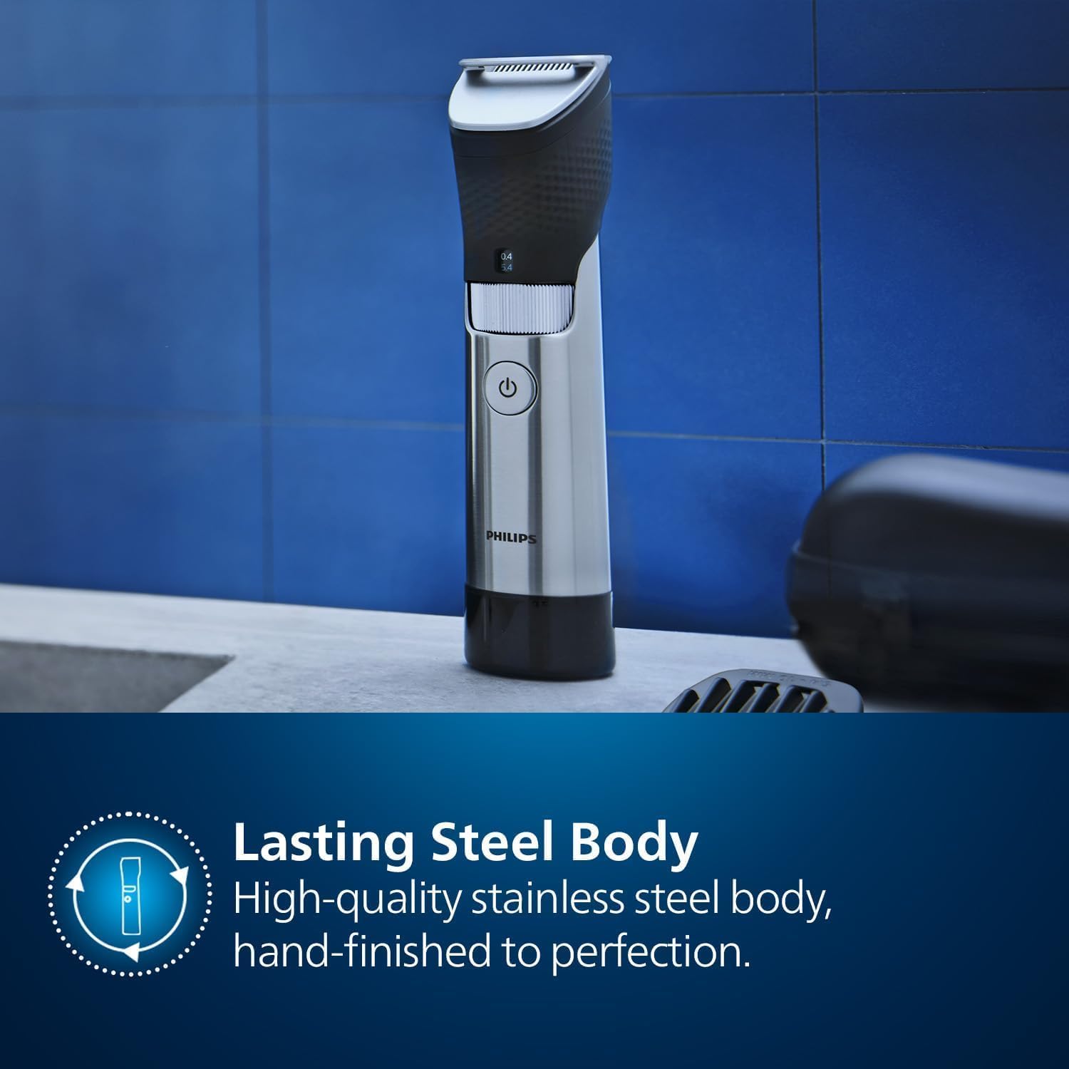 Philips Series 9000 Beard Trimmer with Lift & Trim Pro System (Model BT9810/13)