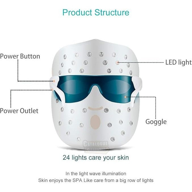 Eono LED Light Therapy Facial Mask – Rejuvenate, Repair & Glow