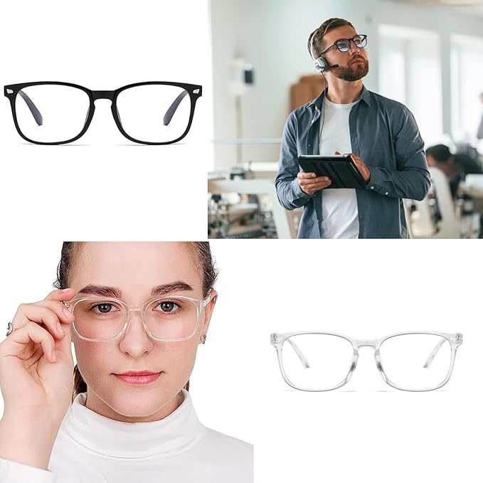 Bulk Deal: Blue Light Blocking Glasses (2-Pack) – 100 Packs for £90 (200 Glasses Total, Lightweight Computer Glasses)