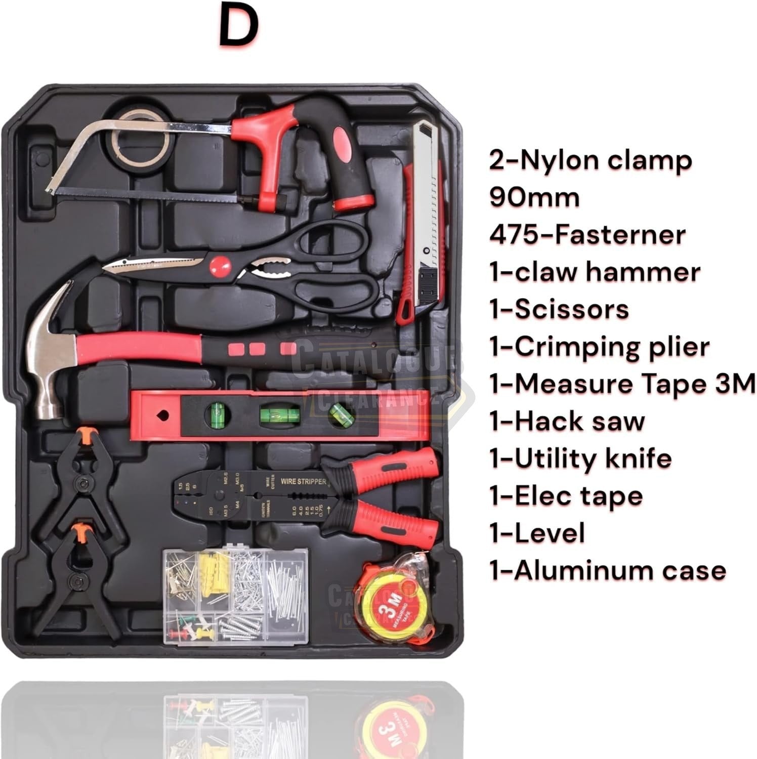 Premium 599 Piece Professional Aluminium Tool Box Set - With Wheels, Telescopic Handle, 4 Levels, Ring Ratchets, Socket Wrenches, Ratchets and Open-End Spanner