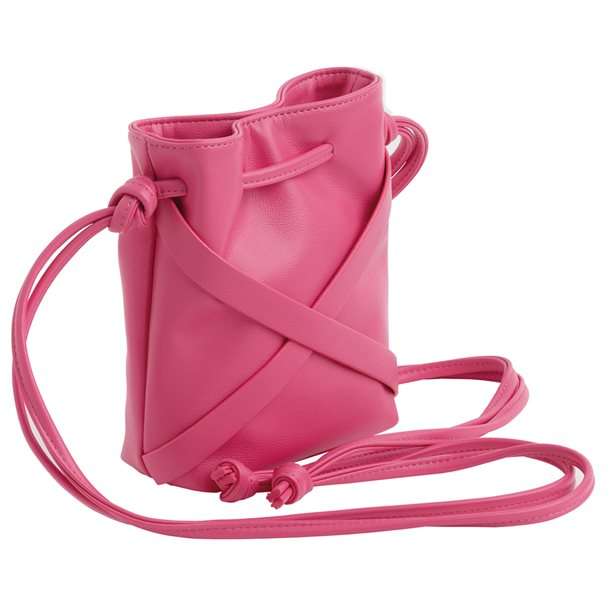Lestari Pink Bucket Bag – Stylish & Spacious Crossbody Shoulder Handbag